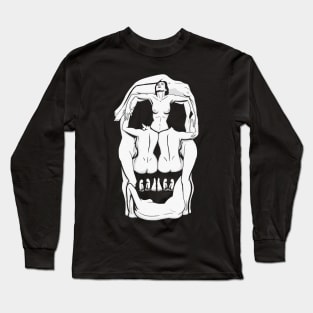 Dali Skull Long Sleeve T-Shirt